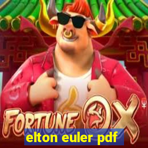 elton euler pdf